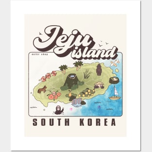 jeju island Posters and Art